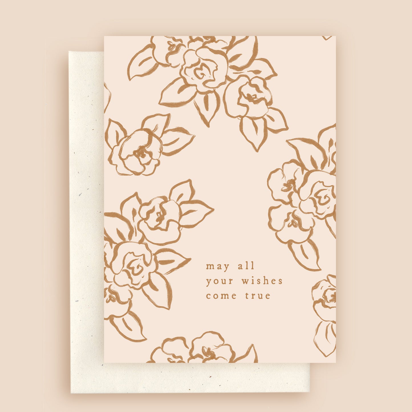 Best Wishes Roses Greeting Card