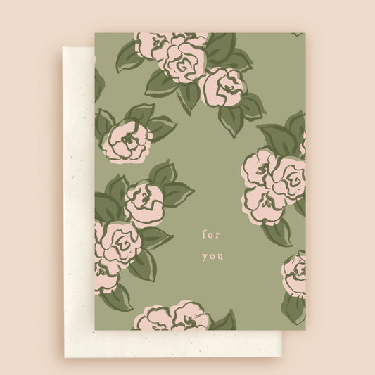 For You Roses Greeting Card