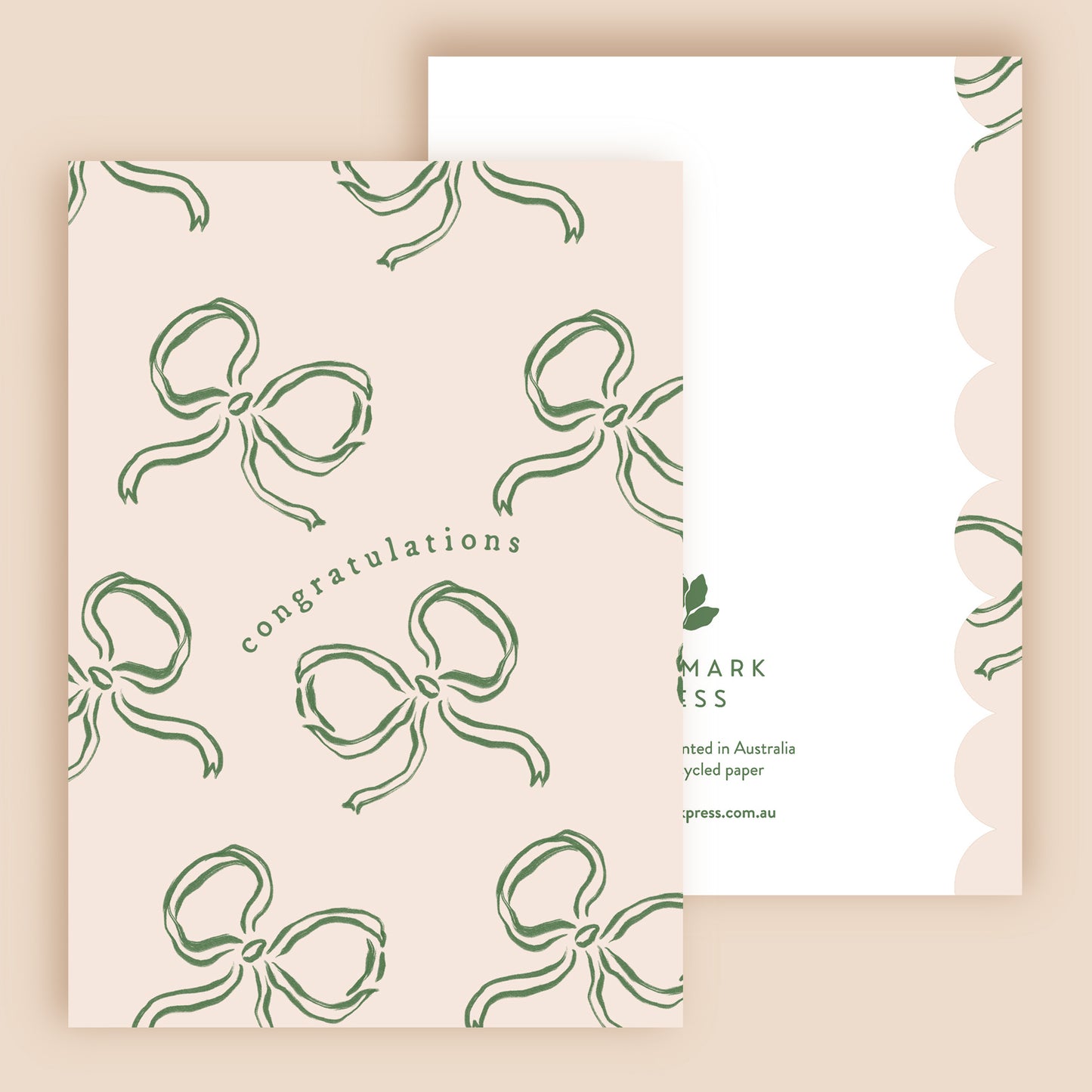 Congratulations Ribbon Greeting Card