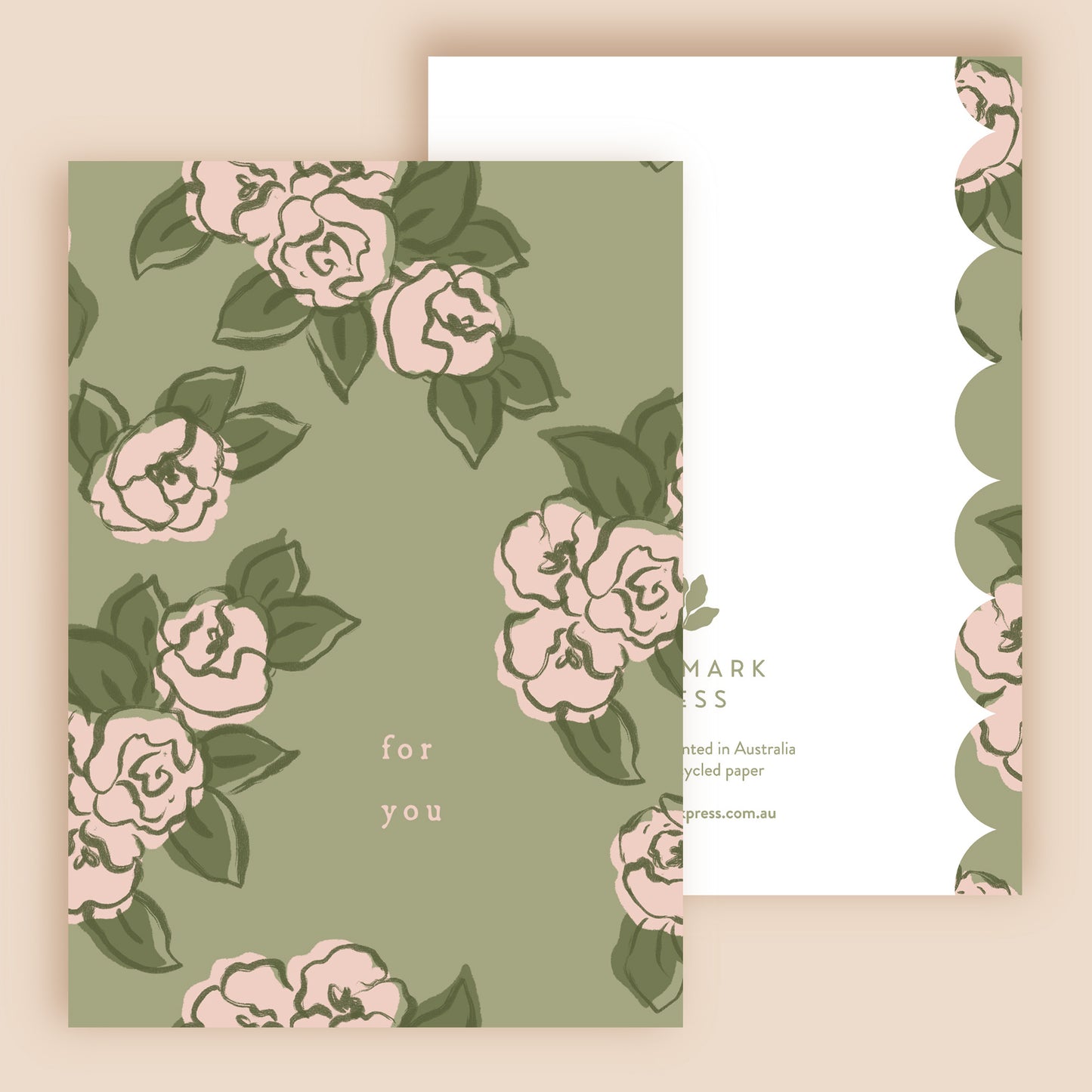 For You Roses Greeting Card